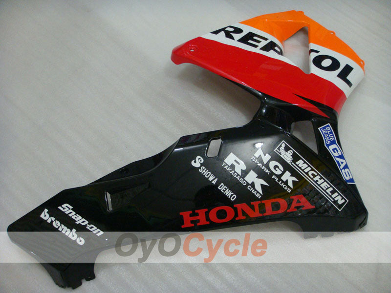 Verkleidungssatz für Einspritzung für CBR600RR 05-06 - Orange, Schwarz - MICHELIN, RK, Repsol #OYO87900336