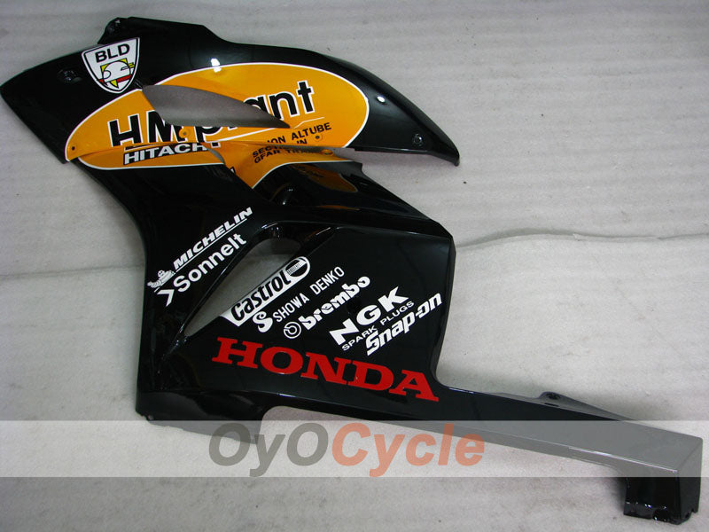 Einspritzverkleidungssatz für CBR1000RR 04-05 - Gelb, Schwarz - HM Plant #OYO87900499