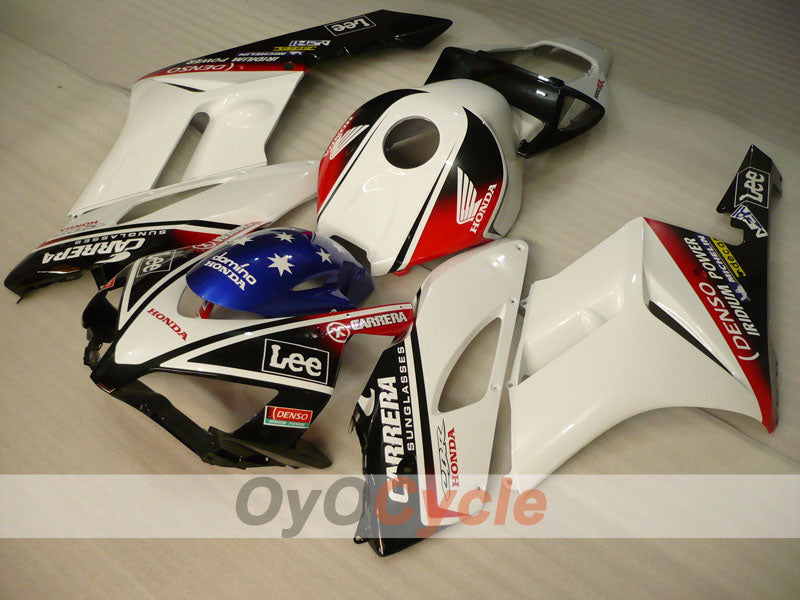 Einspritzverkleidungssatz für CBR1000RR 04-05 - Weiß, Schwarz - Lee #OYO87900502 Zweitbild