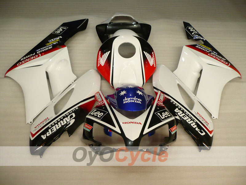 Einspritzverkleidungssatz für CBR1000RR 04-05 - Weiß, Schwarz - Lee #OYO87900502