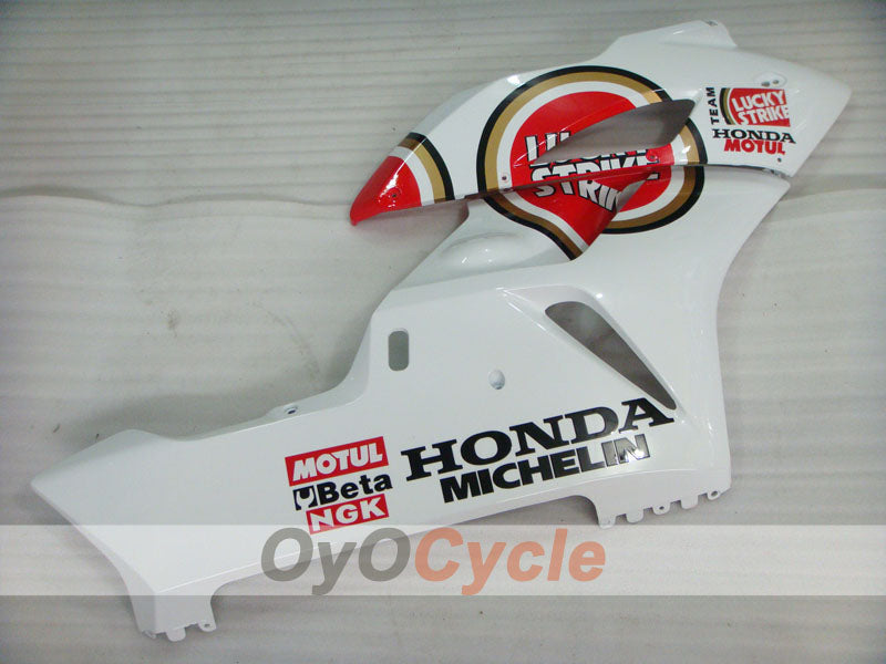 Einspritzverkleidungsset für 04-05 CBR1000RR - Rot, Weiß - Lucky Strike #OYO87900507