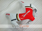 Einspritzverkleidungsset für 04-05 CBR1000RR - Rot, Weiß - Lucky Strike #OYO87900507