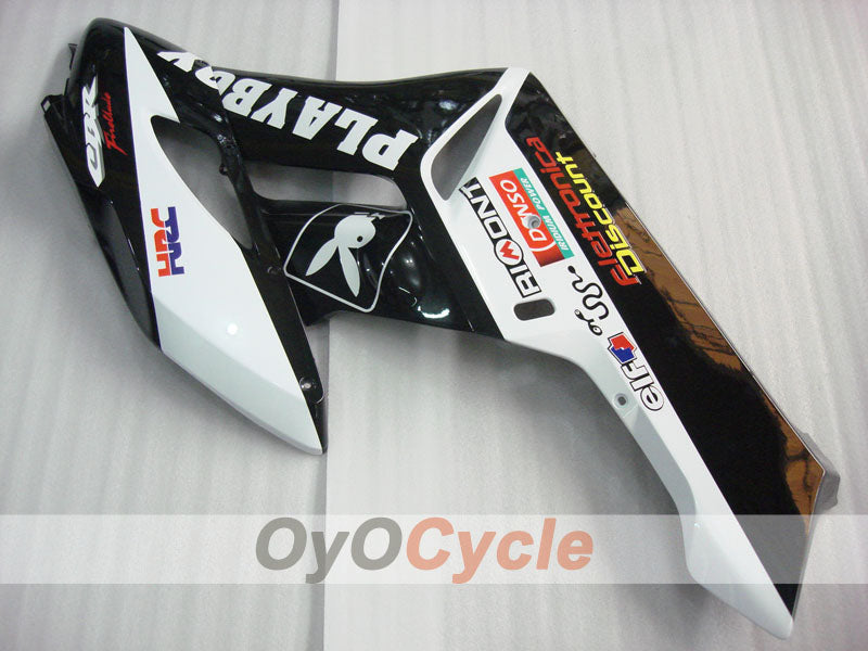 Einspritzverkleidungssatz für CBR1000RR 04-05 - Weiß, Schwarz - PlayBoy #OYO87900523