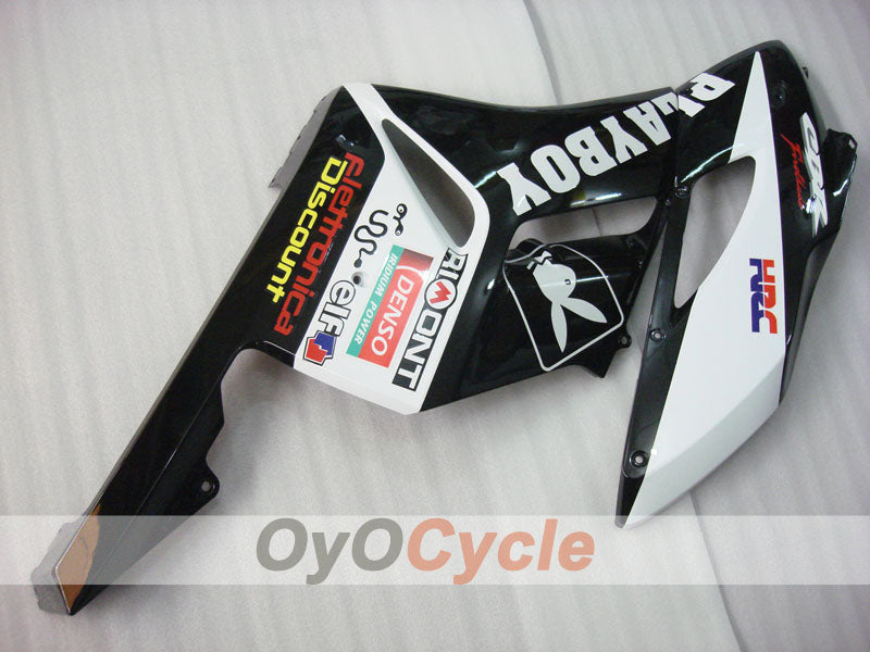 Einspritzverkleidungssatz für CBR1000RR 04-05 - Weiß, Schwarz - PlayBoy #OYO87900523