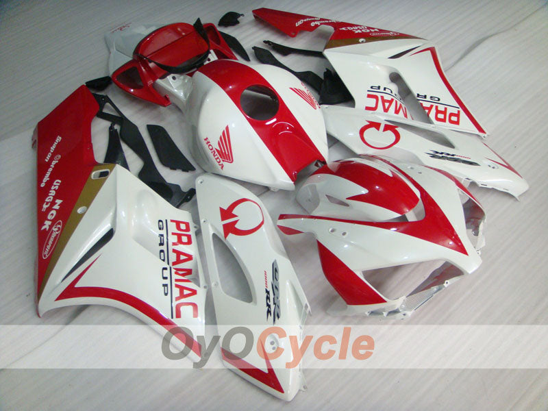Einspritzverkleidungssatz für CBR1000RR 04-05 - Rot, Weiß - PRAMAC #OYO87900526 Zweitbild