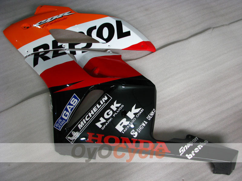 Einspritzverkleidungssatz für CBR1000RR 04-05 - Orange, Schwarz - Repsol #OYO87900528
