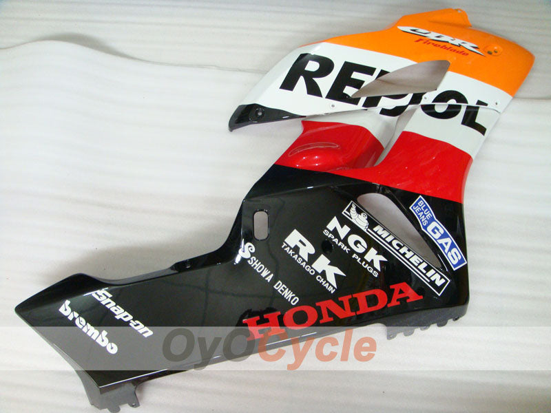 Einspritzverkleidungssatz für CBR1000RR 04-05 - Orange, Schwarz - Repsol #OYO87900530