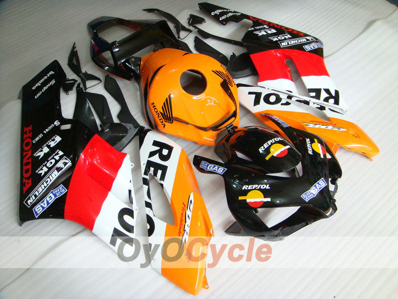 Einspritzverkleidungssatz für CBR1000RR 04-05 - Orange, Schwarz - Repsol #OYO87900530 Hauptbild