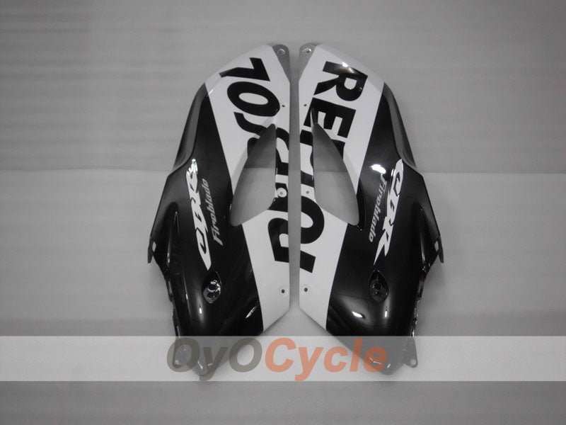Einspritzverkleidungssatz für CBR1000RR 04-05 - Schwarz, Silber - Repsol #OYO87900532