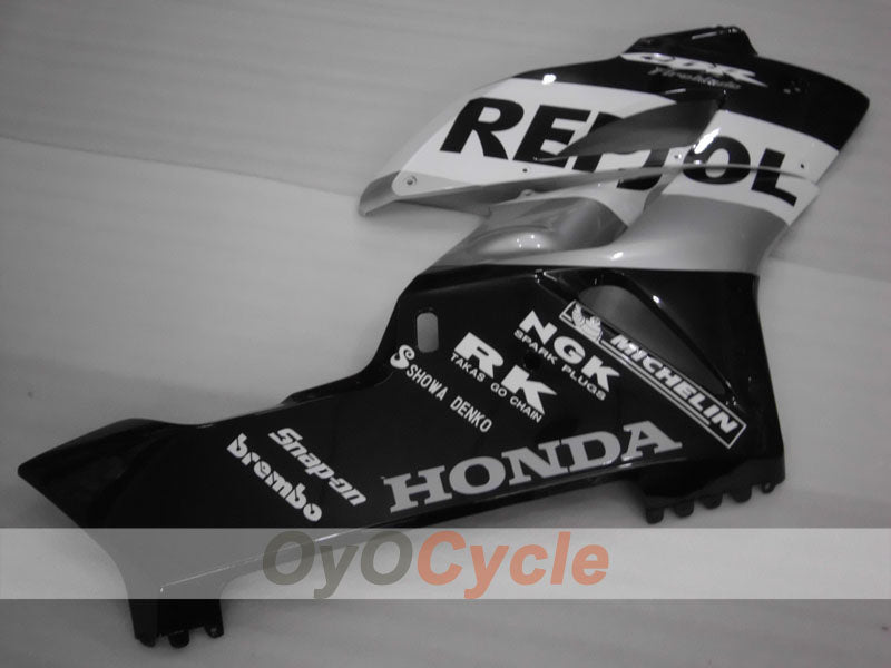 Einspritzverkleidungssatz für CBR1000RR 04-05 - Schwarz, Silber - Repsol #OYO87900532