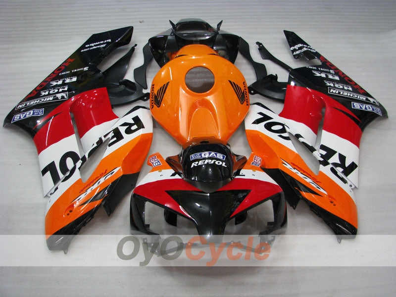 Einspritzverkleidungssatz für 04-05 CBR1000RR - Orange, Schwarz - Repsol #OYO87900533