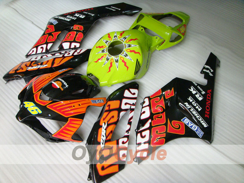 Einspritzverkleidungssatz für 04-05 CBR1000RR - Cyan, Schwarz - Rossi #OYO87900542 Zweitbild