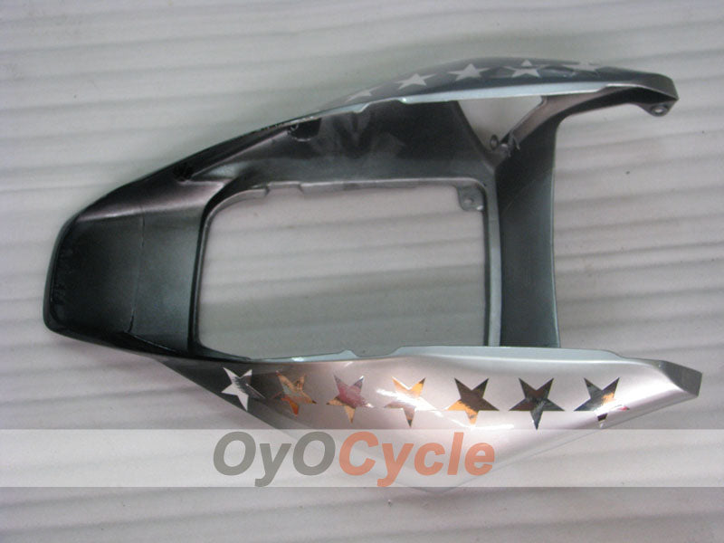 Verkleidungssatz für 04-05 CBR1000RR - Schwarz, Silber - SevenStars #OYO87900546