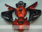 Einspritz-Verkleidungssatz für CBR1000RR 06-07 - Orange, Schwarz - Fireblade #OYO87900565