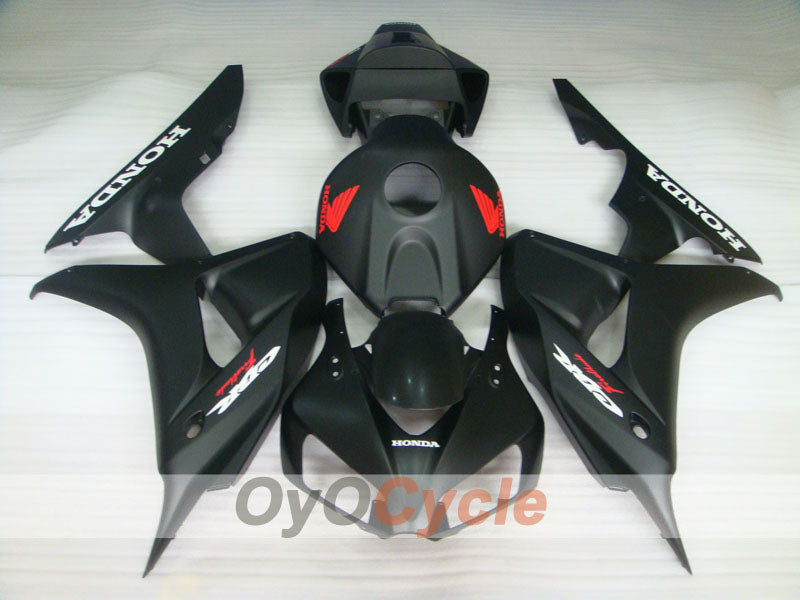 Einspritz-Verkleidungssatz für CBR1000RR 06-07 - Schwarz, Matt - Fireblade #OYO87900569