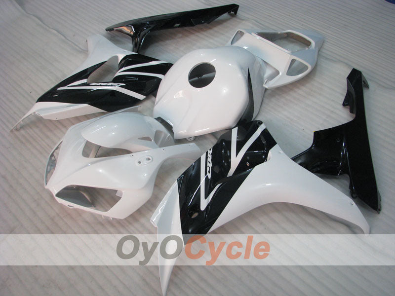 Einspritz-Verkleidungssatz für 06-07 CBR1000RR - Weiß, Schwarz - Fireblade #OYO87900572