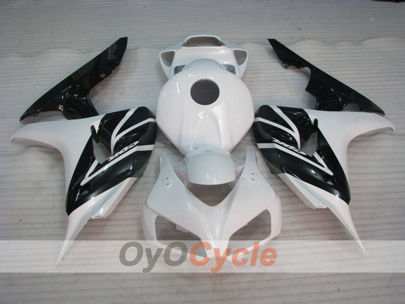 Einspritz-Verkleidungssatz für 06-07 CBR1000RR - Weiß, Schwarz - Fireblade #OYO87900572