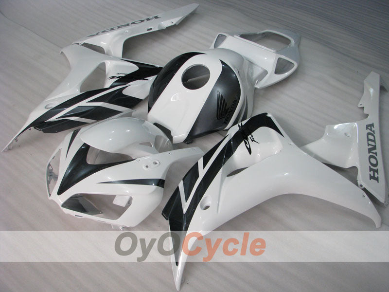 Einspritz-Verkleidungssatz für 06-07 CBR1000RR - Weiß, Schwarz - Fireblade #OYO87900576