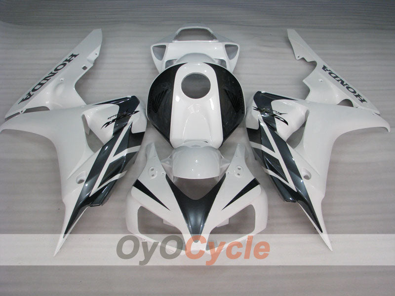 Einspritz-Verkleidungssatz für 06-07 CBR1000RR - Weiß, Schwarz - Fireblade #OYO87900576