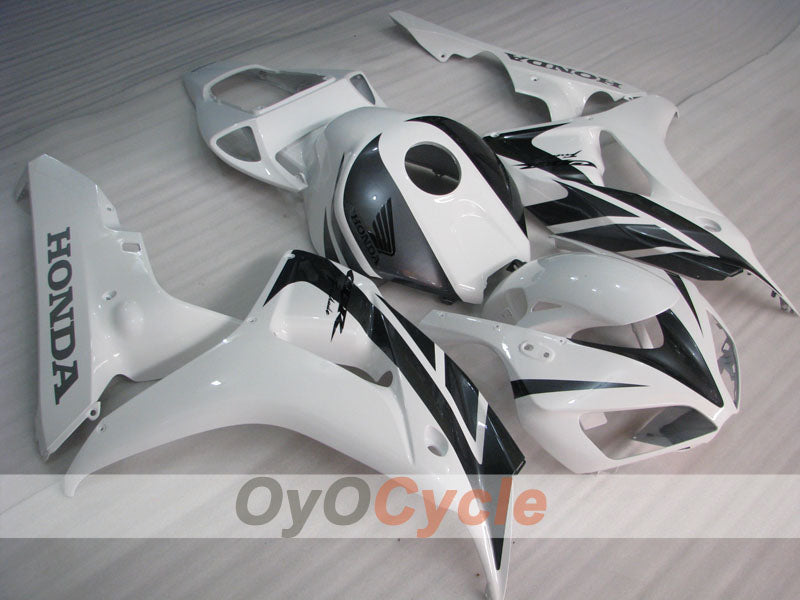 Einspritz-Verkleidungssatz für 06-07 CBR1000RR - Weiß, Schwarz - Fireblade #OYO87900576