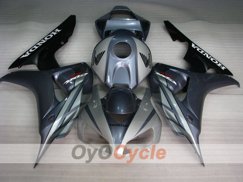 Einspritz-Verkleidungssatz für 06-07 CBR1000RR - Schwarz, Grau - Fireblade #OYO87900577