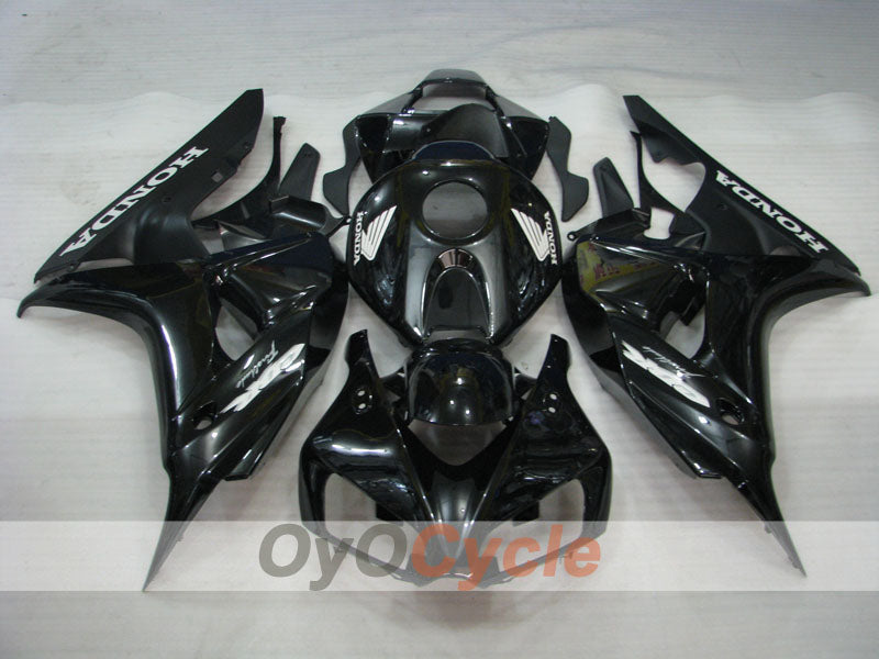 Einspritz-Verkleidungssatz für 06-07 CBR1000RR - Schwarz - Fireblade #OYO87900578