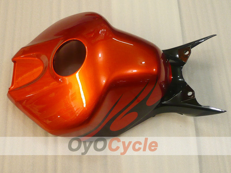 Einspritzverkleidungssatz für CBR1000RR 06-07 - Orange, Schwarz - Flamme #OYO87900584