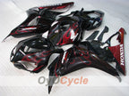 Einspritzverkleidungssatz für CBR1000RR 06-07 - Rot, Schwarz - Flamme #OYO87900594