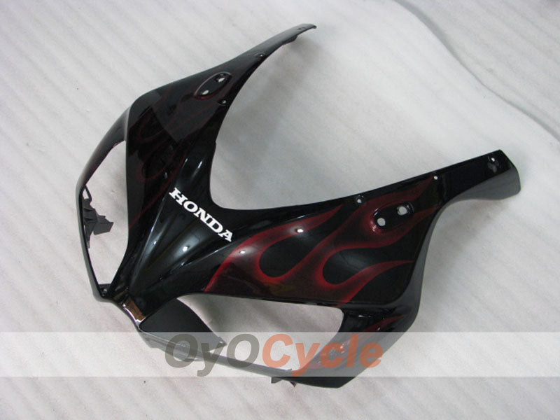 Einspritzverkleidungssatz für CBR1000RR 06-07 - Rot, Schwarz - Flamme #OYO87900594