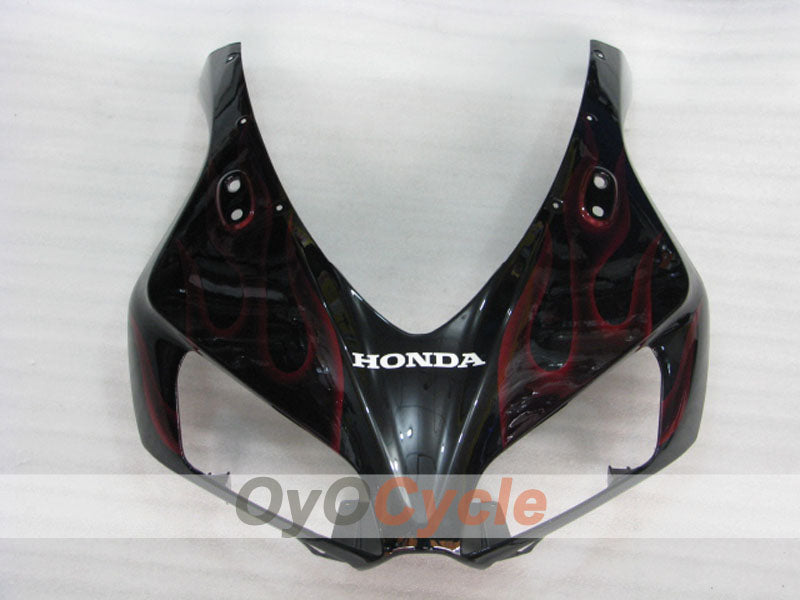 Einspritzverkleidungssatz für CBR1000RR 06-07 - Rot, Schwarz - Flamme #OYO87900594