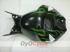 Einspritzverkleidungssatz für CBR1000RR 06-07 - Grün, Schwarz - Flamme #OYO87900595