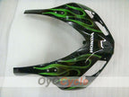 Einspritzverkleidungssatz für CBR1000RR 06-07 - Grün, Schwarz - Flamme #OYO87900595