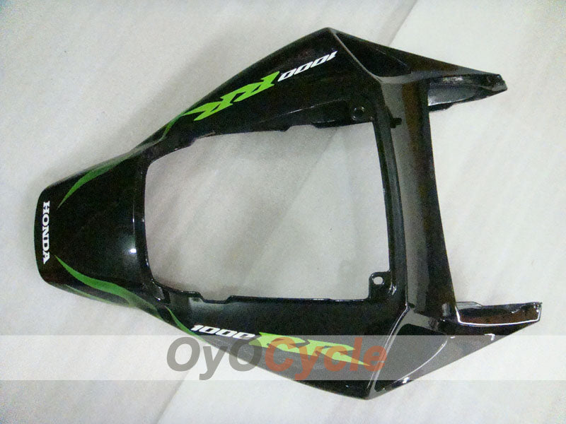 Einspritzverkleidungssatz für CBR1000RR 06-07 - Grün, Schwarz - Flamme #OYO87900595