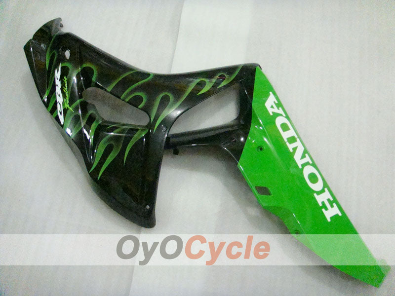 Einspritzverkleidungssatz für CBR1000RR 06-07 - Grün, Schwarz - Flamme #OYO87900595
