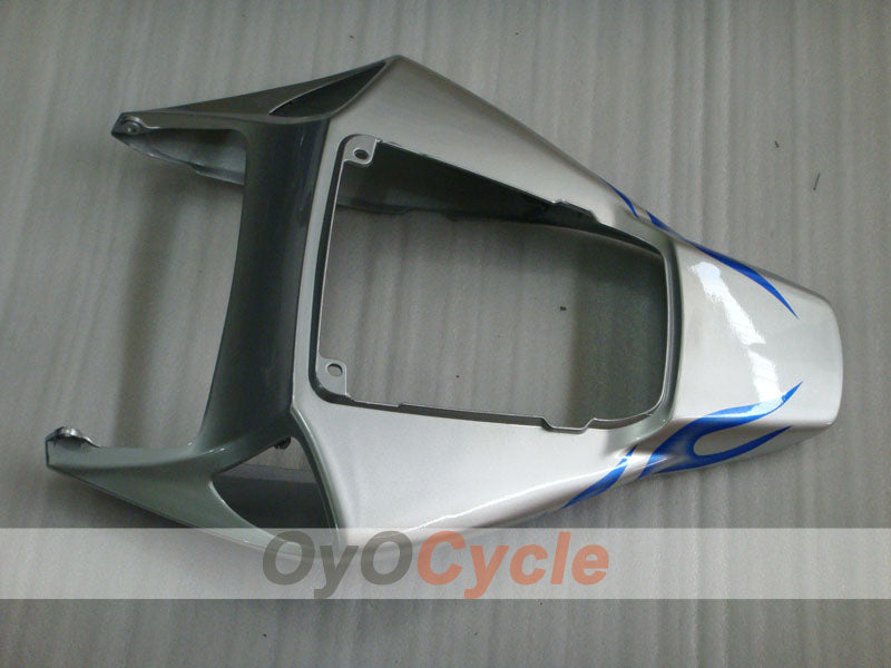 Verkleidungssatz für Einspritzanlage für die CBR1000RR 06-07 - Blau, Silber - Flamme #OYO87900599
