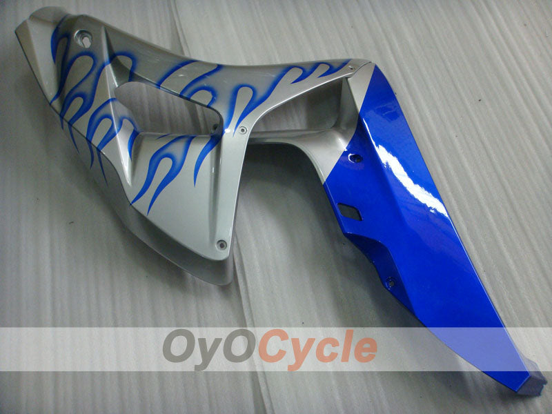 Verkleidungssatz für Einspritzanlage für die CBR1000RR 06-07 - Blau, Silber - Flamme #OYO87900599