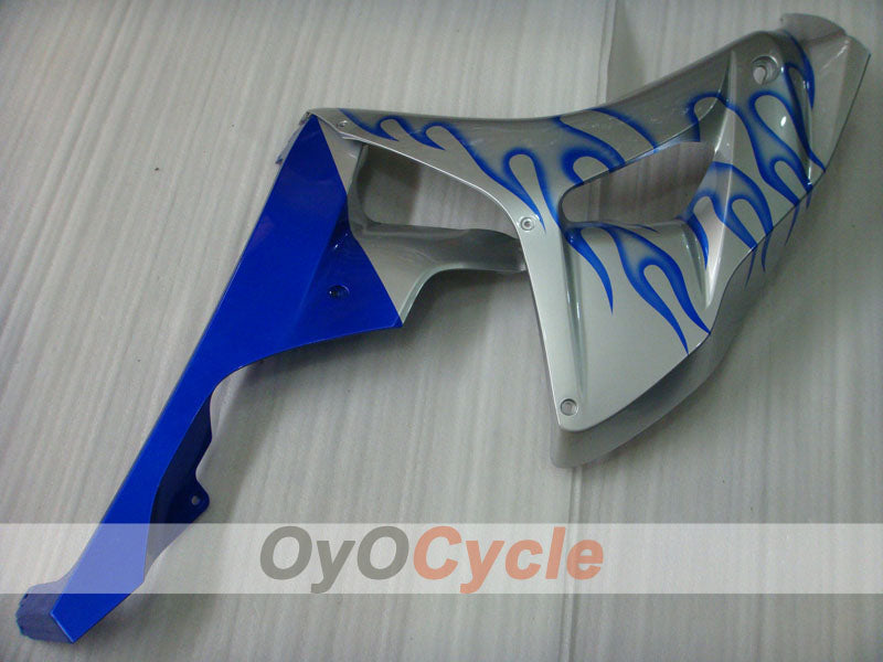 Verkleidungssatz für Einspritzanlage für die CBR1000RR 06-07 - Blau, Silber - Flamme #OYO87900599
