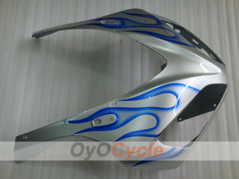 Verkleidungssatz für Einspritzanlage für die CBR1000RR 06-07 - Blau, Silber - Flamme #OYO87900599