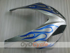 Verkleidungssatz für Einspritzanlage für die CBR1000RR 06-07 - Blau, Silber - Flamme #OYO87900599