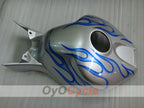 Verkleidungssatz für Einspritzanlage für die CBR1000RR 06-07 - Blau, Silber - Flamme #OYO87900599