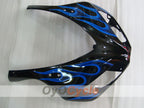Verkleidungssatz für Einspritzanlage für die CBR1000RR 06-07 - Blau, Schwarz - Flamme #OYO87900602