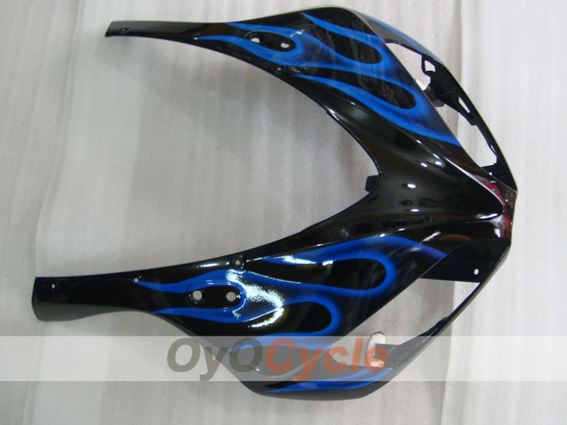 Verkleidungssatz für Einspritzanlage für die CBR1000RR 06-07 - Blau, Schwarz - Flamme #OYO87900602