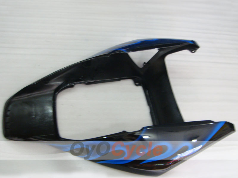 Verkleidungssatz für Einspritzanlage für die CBR1000RR 06-07 - Blau, Schwarz - Flamme #OYO87900602