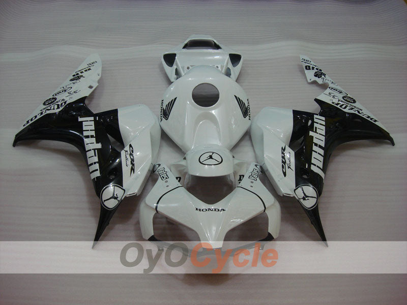 Verkleidungssatz für Einspritzermodelle der CBR1000RR 06-07 - Weiß, Schwarz - Jordan #OYO87900612 Zweitbild