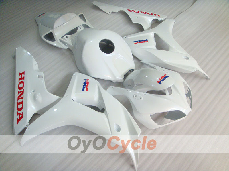 Spritzguss-Verkleidungssatz für CBR1000RR 06-07 - Weiß, Schwarz - Werksstil #OYO87900631 Hauptbild