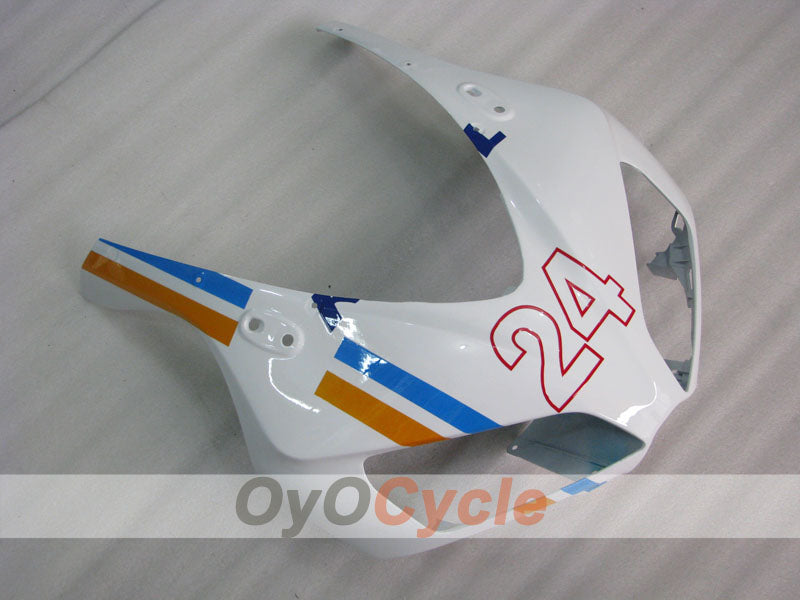 Einspritz-Verkleidungssatz für 06-07 CBR1000RR - Weiß, Schwarz - RK #OYO87900636