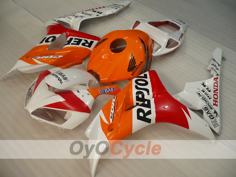 Einspritz-Verkleidungssatz für 06-07 CBR1000RR - Orange, Gelb - Repsol #OYO87900640 Zweitbild