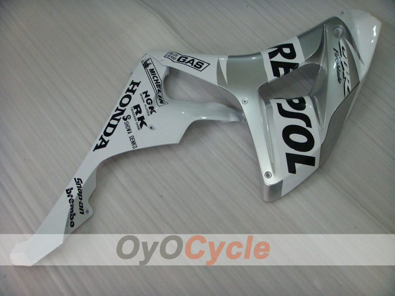 Einspritz-Verkleidungssatz für 06-07 CBR1000RR - Weiß, Silber - Repsol #OYO87900641