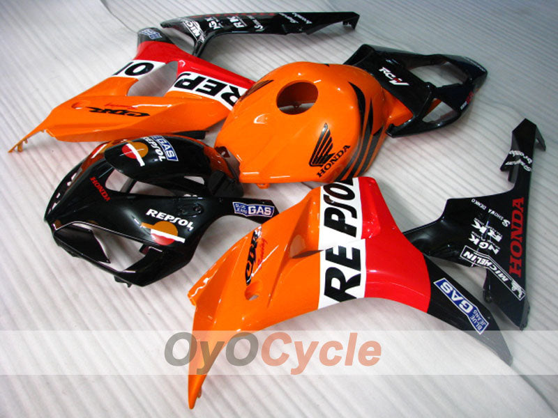 Einspritz-Verkleidungssatz für 06-07 CBR1000RR - Orange, Schwarz - Repsol #OYO87900644 Zweitbild