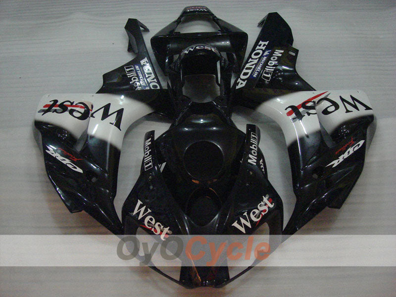 Einspritzverkleidungssatz für CBR1000RR 06-07 - Weiß, Schwarz - West #OYO87900653 Zweitbild